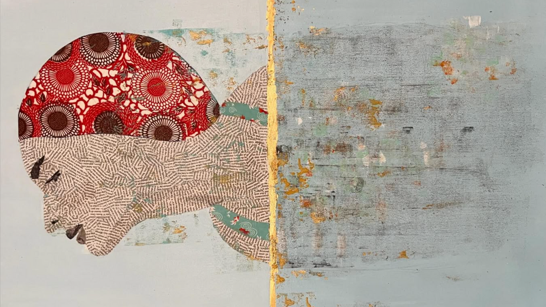 Miami art consultant Juliana Roslin at Aqua Art Fair 2024