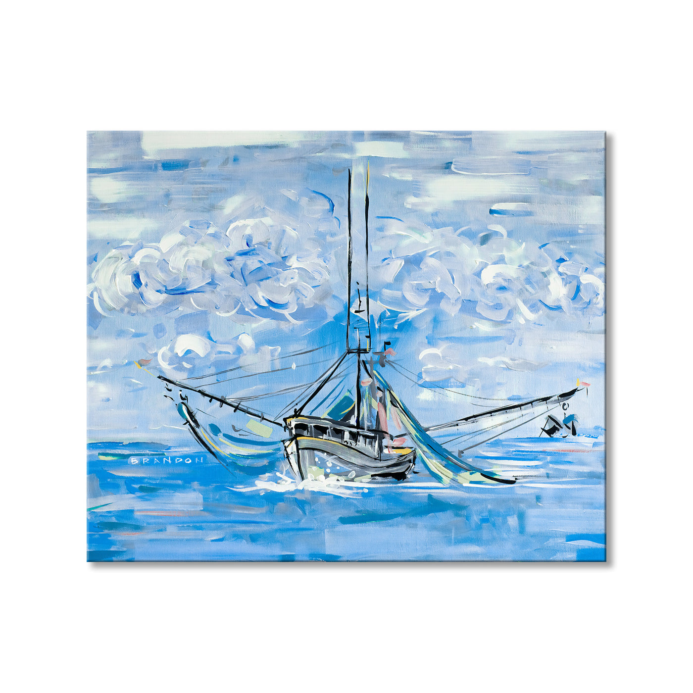 Shrimp Boat Stormy