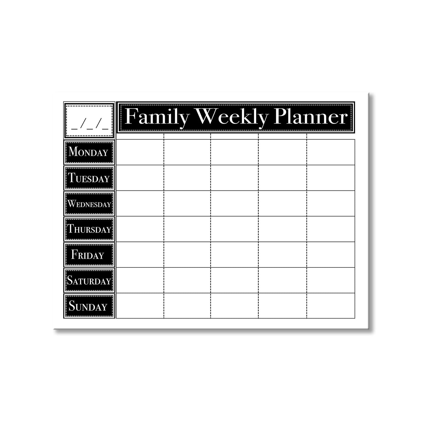 Family Weekly Calendar II
