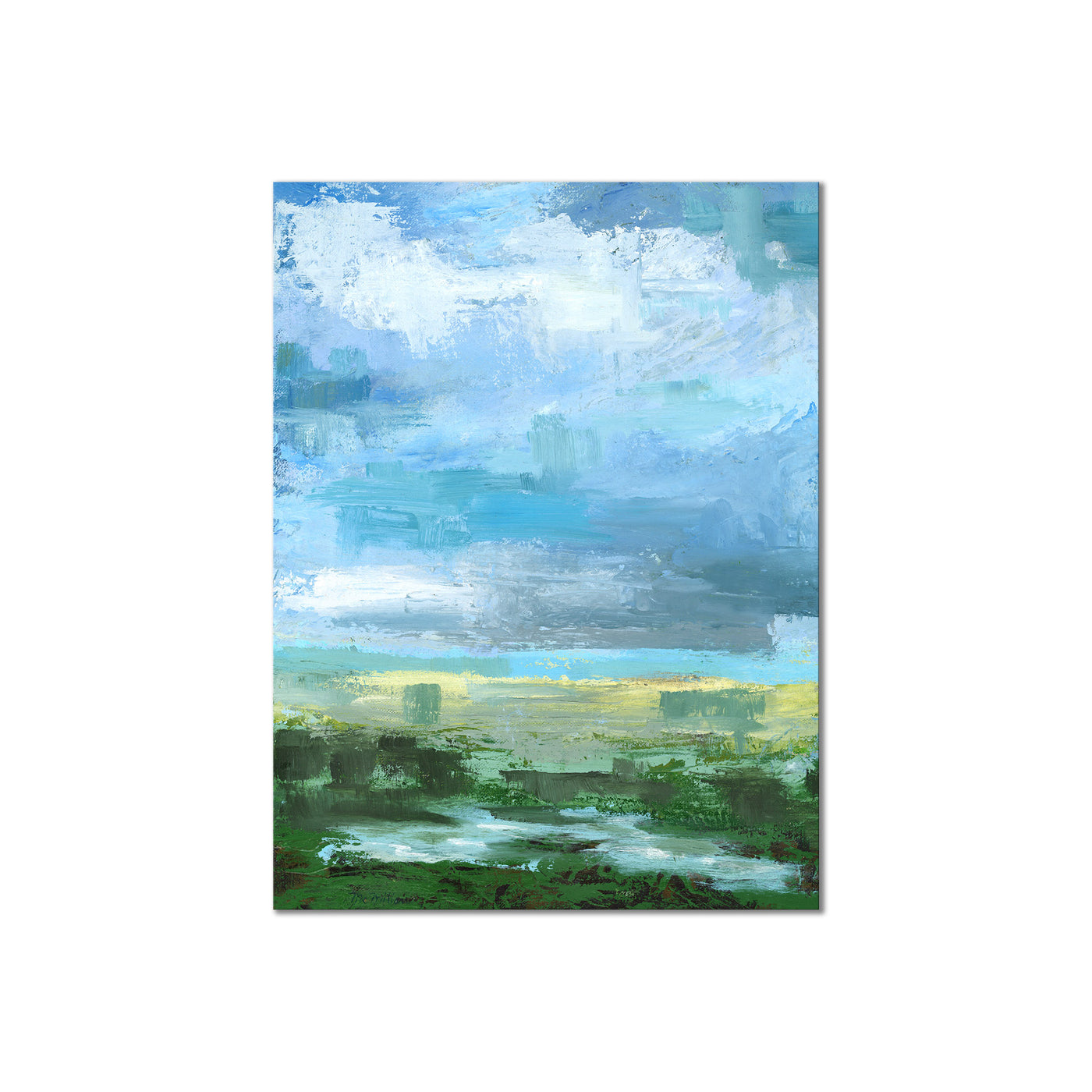 Gray Blue Sky II