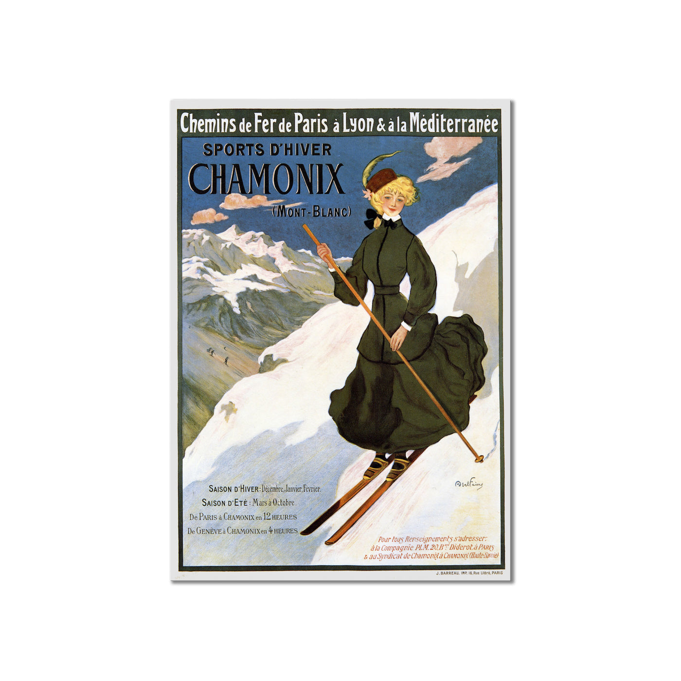 Sports D'Hiver Chamonix Mont Blanc