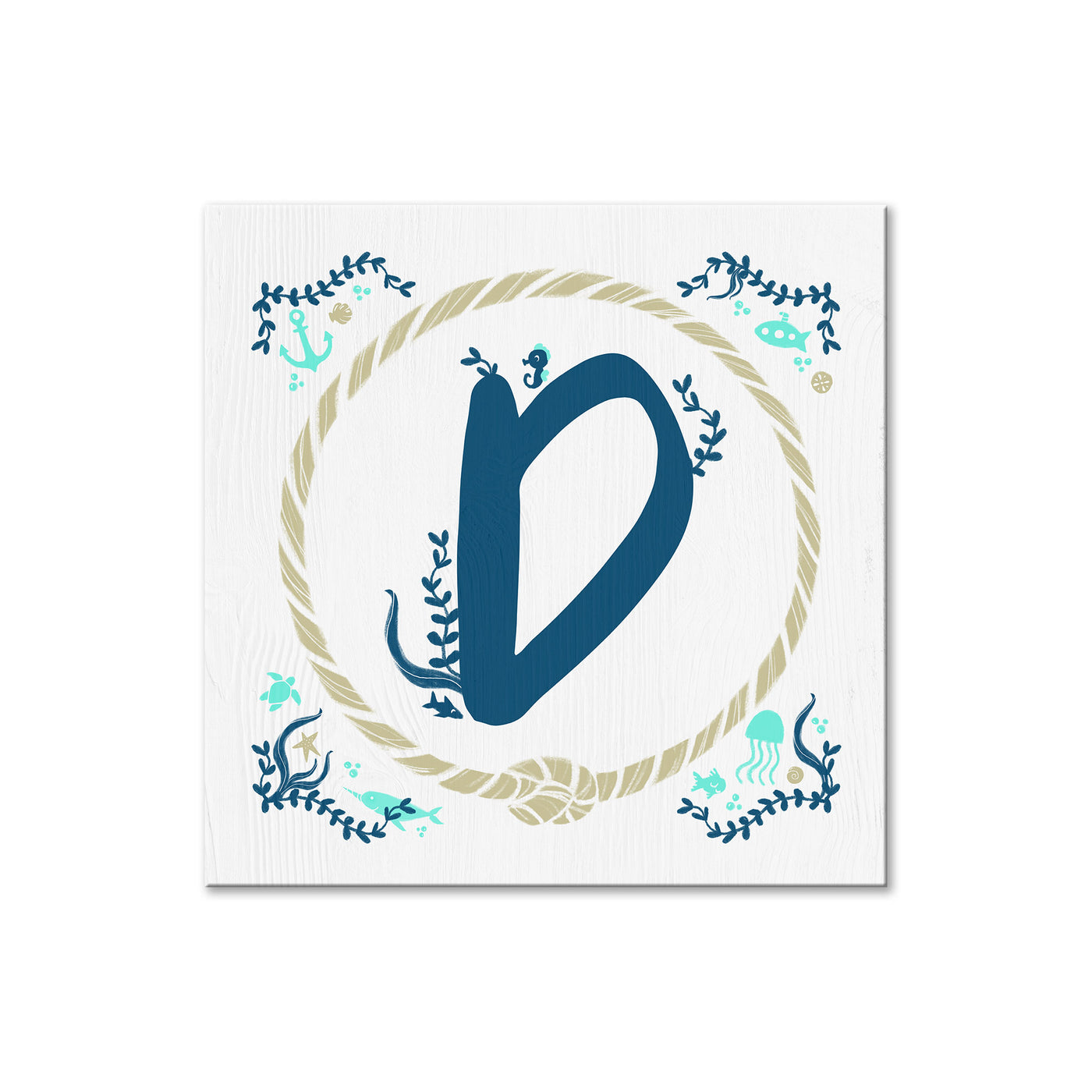 Sea Monogram -  D