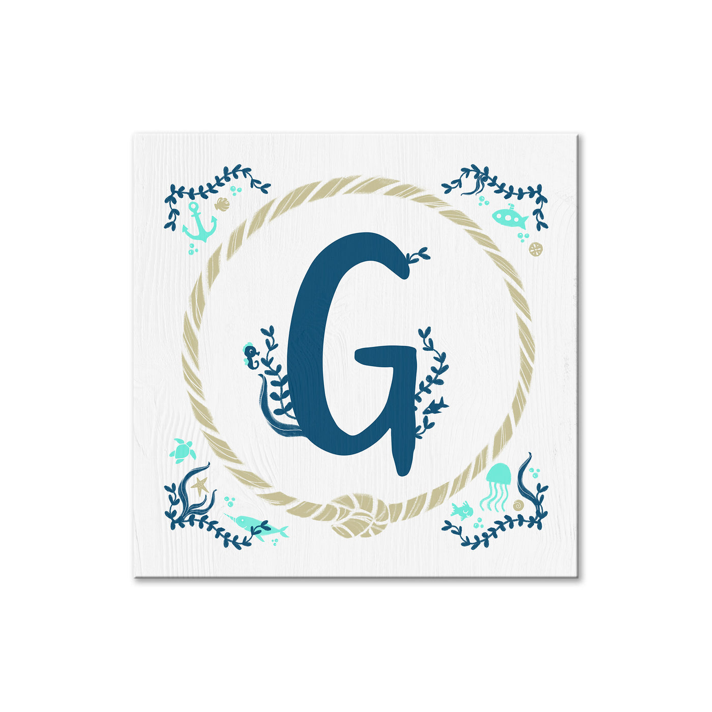 Sea Monogram -  G