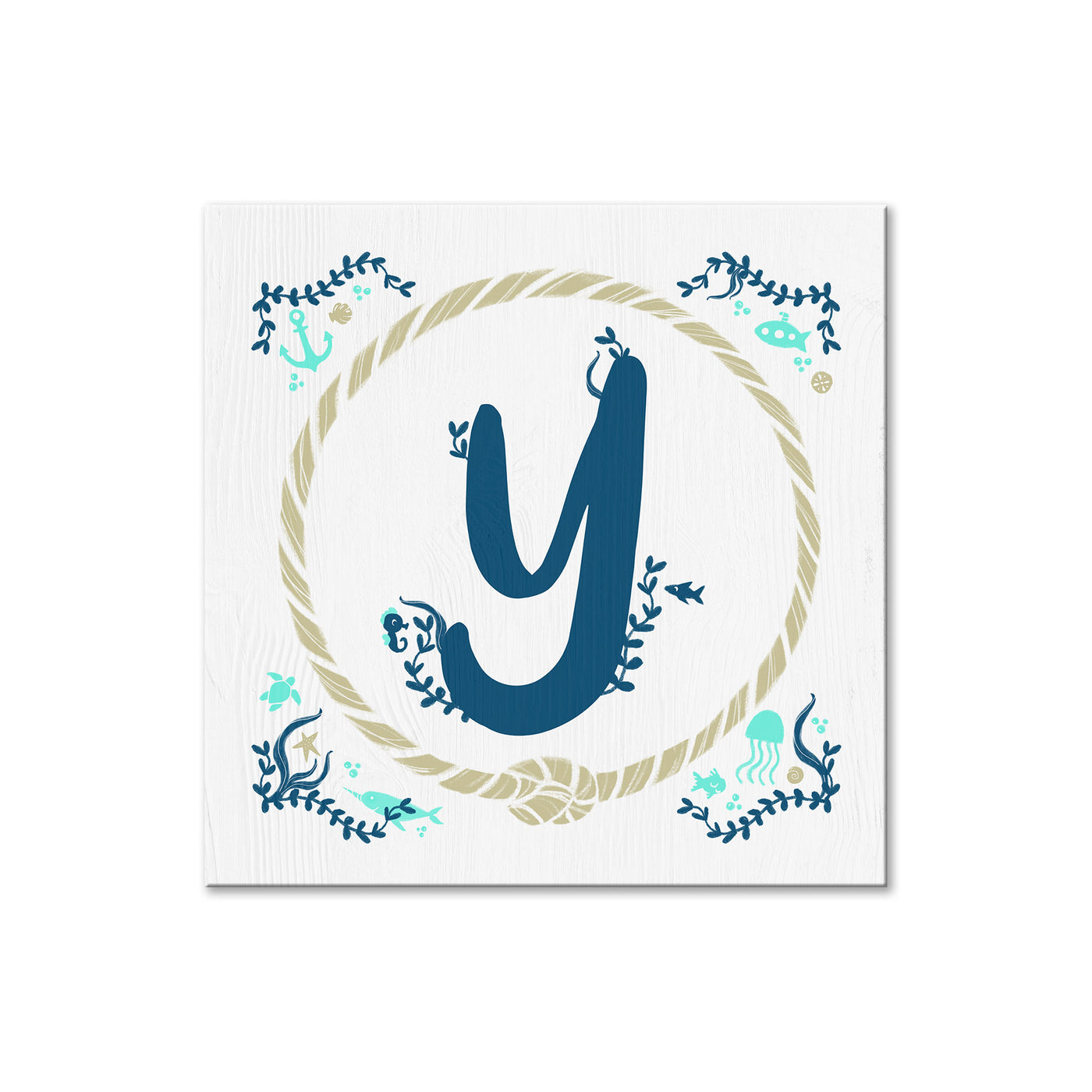 Sea Monogram -  Y