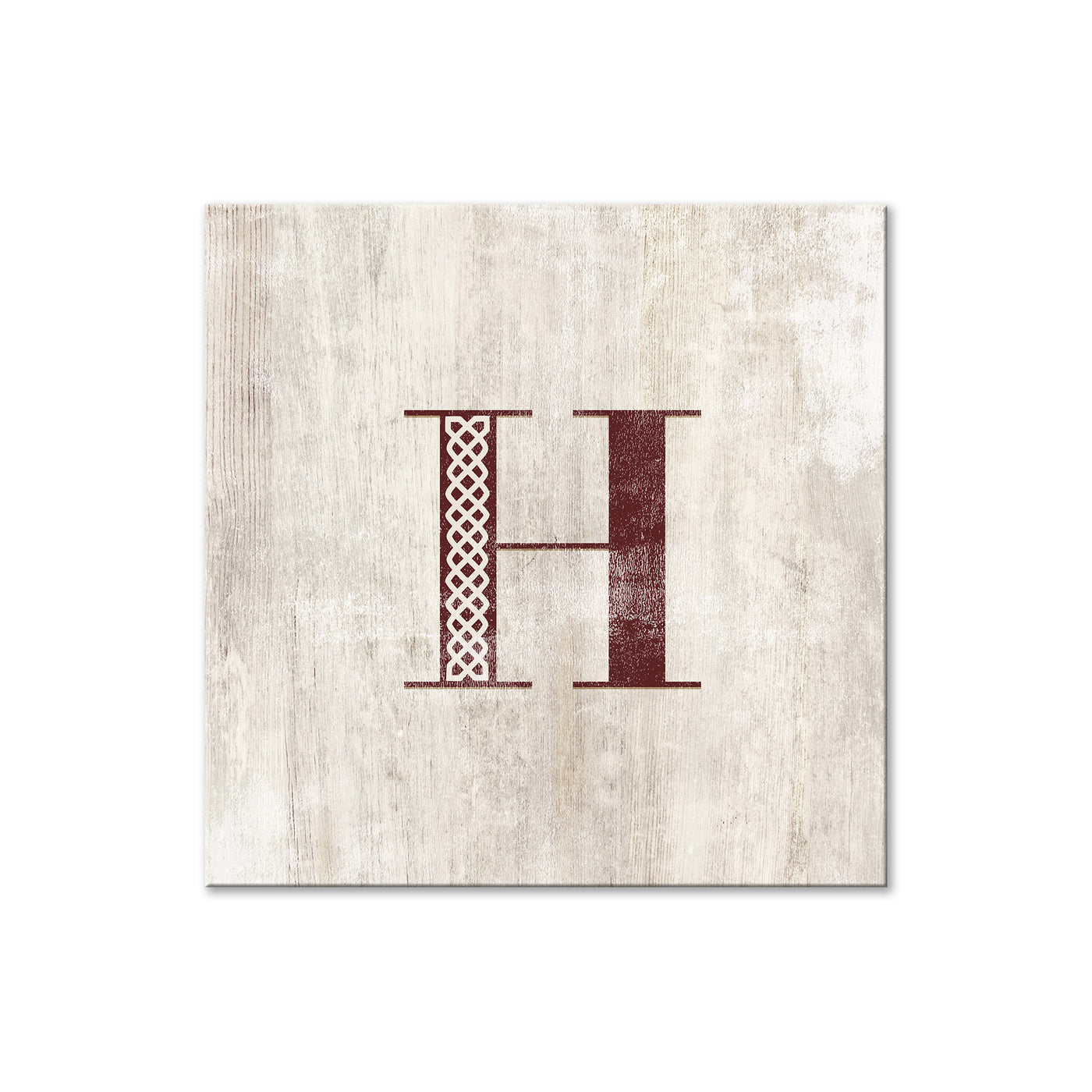 Shabby Chic Monogram - H